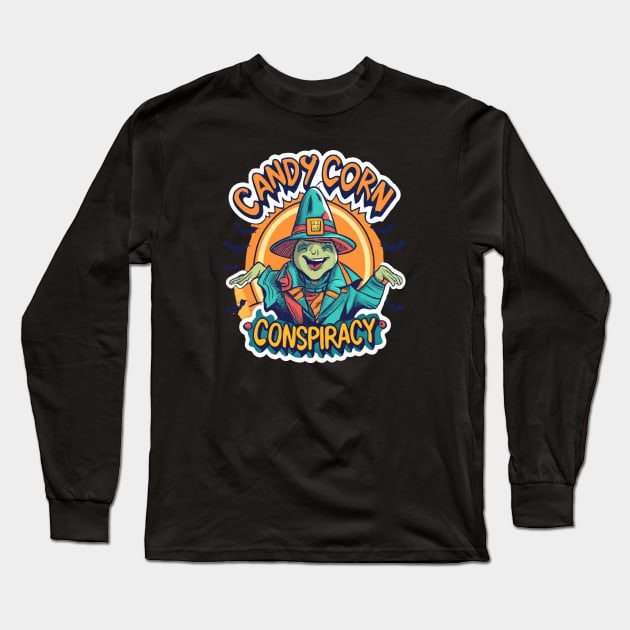 Candy corn conspiracy Long Sleeve T-Shirt by ArtfulDesign